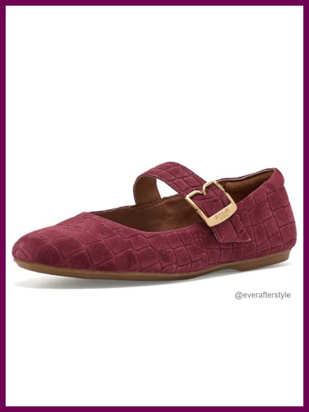 Dr. Scholl's Weston Jane Mary Jane Flats, Suede, Slip-On, Buckle, Women